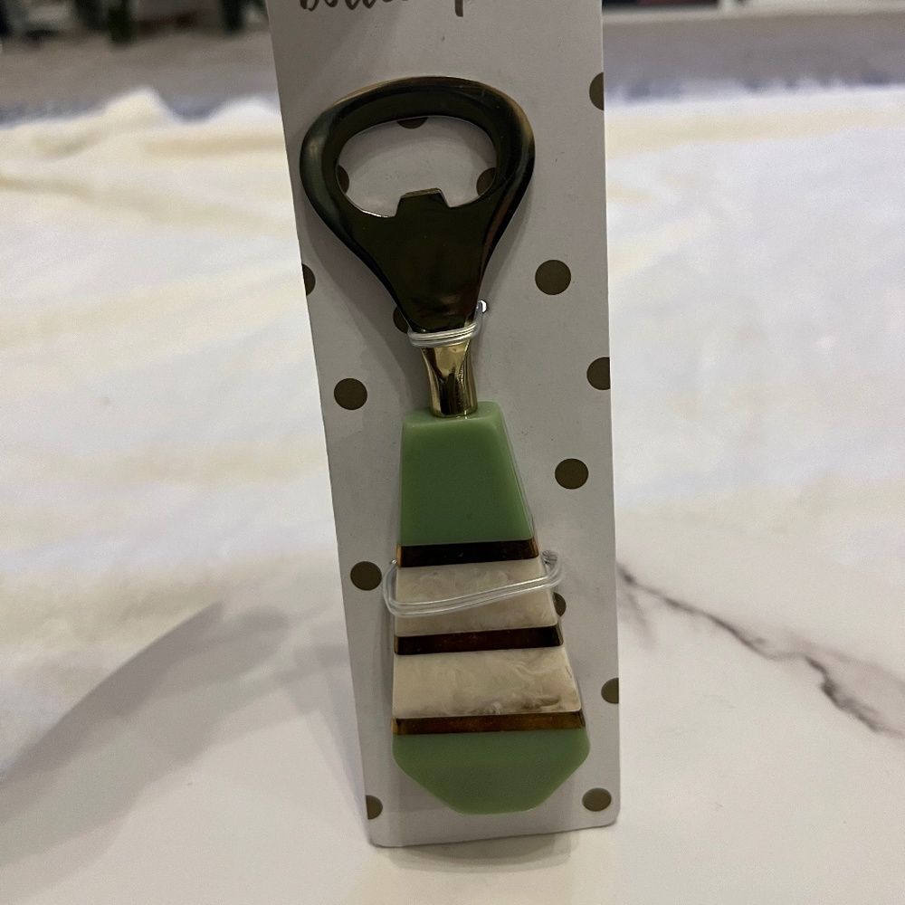 Tag Ltd Agate Bottle Opener Multicolor: NWT Home Serverware Barware Collectible